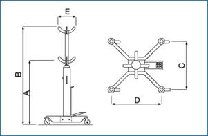 SOLLEVATORE DA FOSSA PORTATA 250 KG