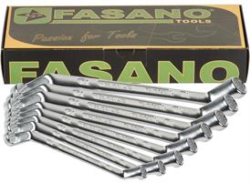 SET 8 CHIAVI COMBINATE POLIGONALI DOPPIE IN BOX DI CARTONE