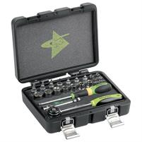 SET CHIAVE A BUSSOLA 1/4 E 1/2 +INSERTI A BUSSOLA TORX +ACCESS
