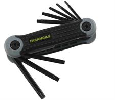 SET 8 CHIAVI MASCHIO A L CON IMPRONTA TORX