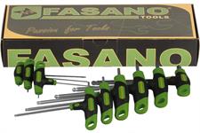 SET 9 CHIAVI MASCHIO ESAGONALI C/IMPUGNATURA IN BOX DI CARTONE