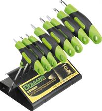 SET 8 CHIAVI MASCHIO CON IMPUGNATURA E IMPRONTA TORX SU SUPPORTO