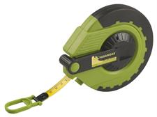 ROTELLA METRICA CON CASSA IN ABS E NASTRO IN FIBRA DI VETRO MT 1