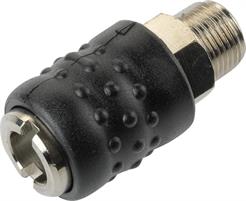RACCORDO-INNESTO RAPIDO UNIVERSALE USCITA MM 6 ATTACCO BSP 1/2