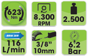 SET AVVITATORE DA 1/2 + 3 BUSSOLE RINFORZATE PER CERCHI IN LEGA