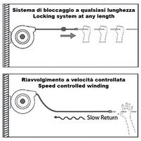 AVVOLGITUBO AUTOMATICO PER ARIA COMPRESSA 1/4 15 MT DIA. 8MM