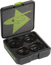 SET 4 CHIAVI A TAZZA PER FILTRI OLIO MODELLO PURFLUX DA 3/8