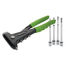 RIVETTATRICE MANUALE A 4 TESTINE INTERCAMBIABILI