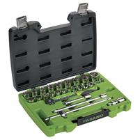 SET 27 UTENSILI DA 1/2 + ACCESSORI IN CASSETTA