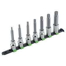 SET 7 INSERTI A BUSSOLA XZN DA 1/2 SUPPORTO IN PLASTICA SERIE L