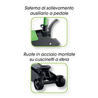 SOLLEVATORE IDRAULICO A CARRELLO 5 TON - MOD. LUNGO X MEZZI PESA