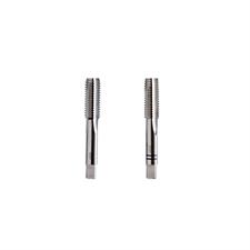 SERIE 2 MASCHI A MANO IN ACCIAIO HSS PASSO FINE MM 12x1,25