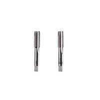 SERIE 2 MASCHI A MANO IN ACCIAIO HSS PASSO FINE MM 12x1,25