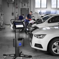 CARRELLO CON RIPIANO BASCULANTE PER AXONE VOICE