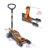 SOLLEVATORE IDRAULICO A 6 RUOTE DA 2 TON. 3030/2T