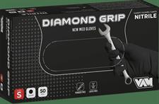 GUANTI NEW MED DIAMOND GRIP BLACK MISURA M