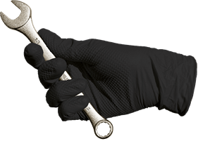 GUANTI NEW MED DIAMOND GRIP BLACK MISURA M