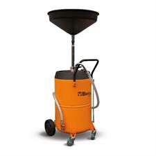 RECUPERATORE OLIO ESAUSTO CARRELLATO CON SERBATOIO 90 LT