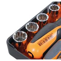 ASSORTIMENTO 11 CHIAVI A MULTIMPR.ESAG.21 INSERTI 7 ACC.900/C39U