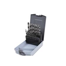 SERIE 25 PUNTE ELEC.CILINDR. IN ACCIAIO HSS RETTF.LUC. 412/SP25