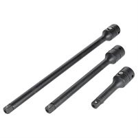 PROLUNGHE CON ATTACCO QUADRO MASCHIO E FEMMINA MM 125,250,380mm