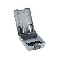 SET 3 FRESE CONICHE A GRADINO ACCIAIO HSS FG81HSS/S3